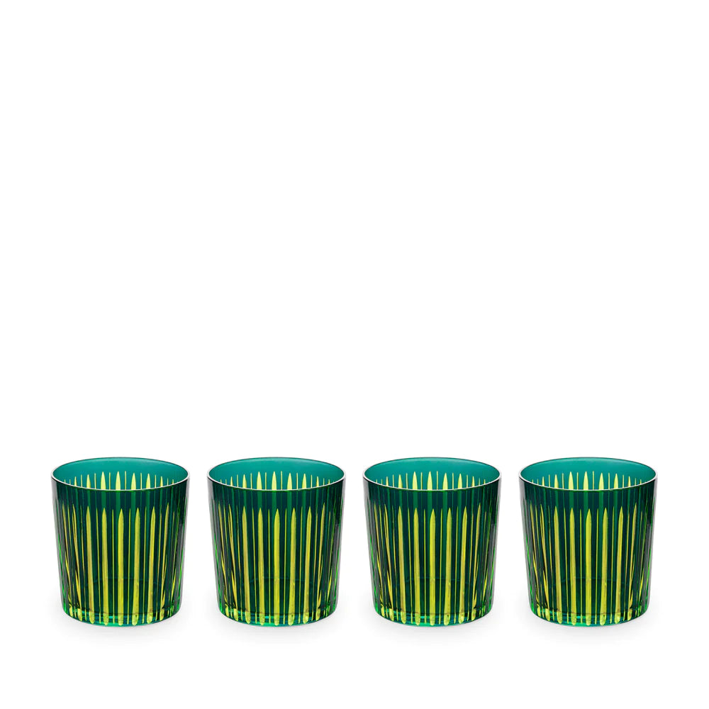 Prism Double Old Fashioned Glasses Green