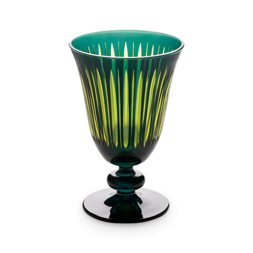 Prism Wine Glasses Green