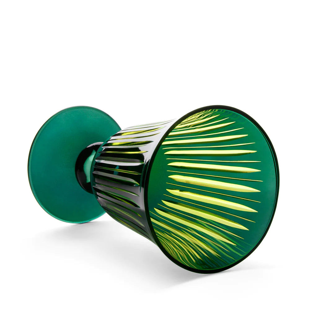 Prism Wine Glasses Green