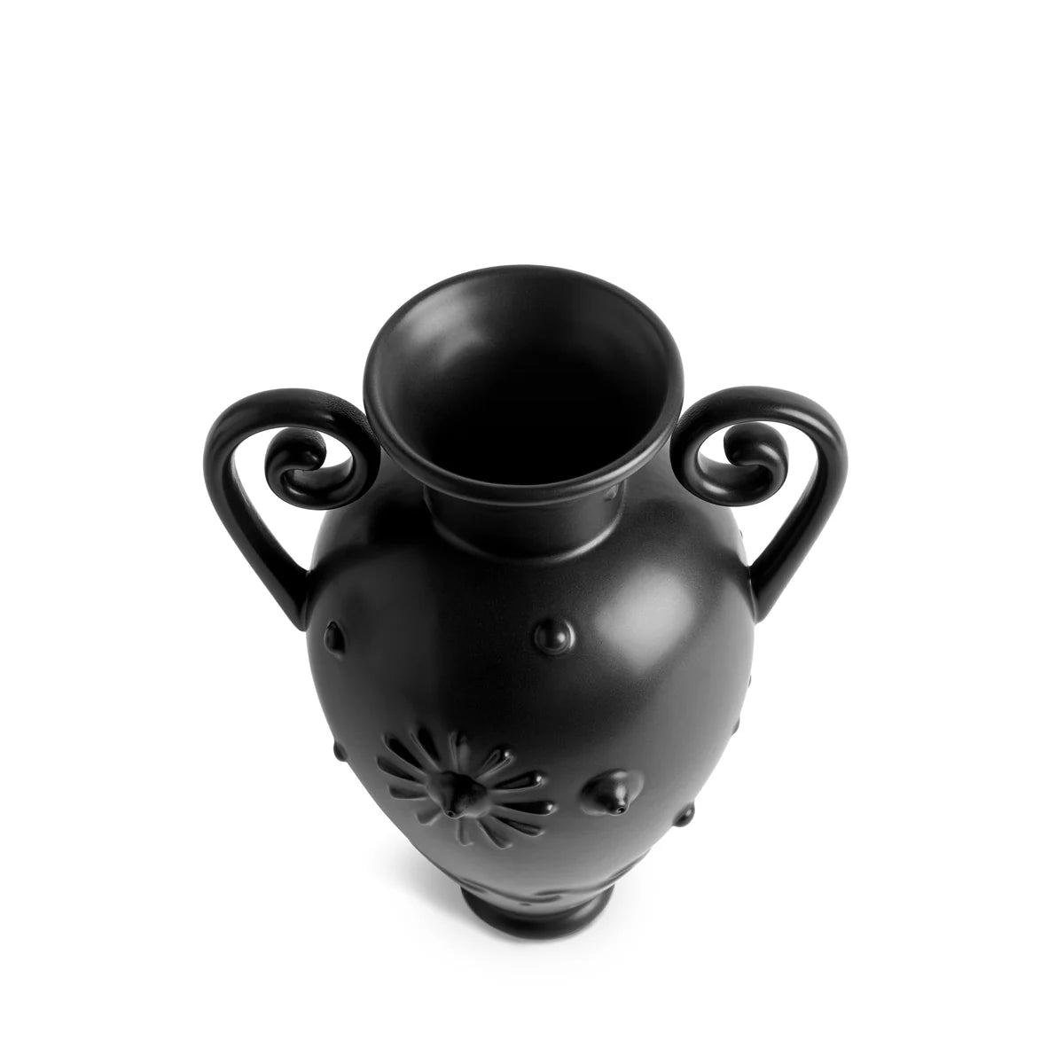 Pantheon Orpheus Amphora Vase Black