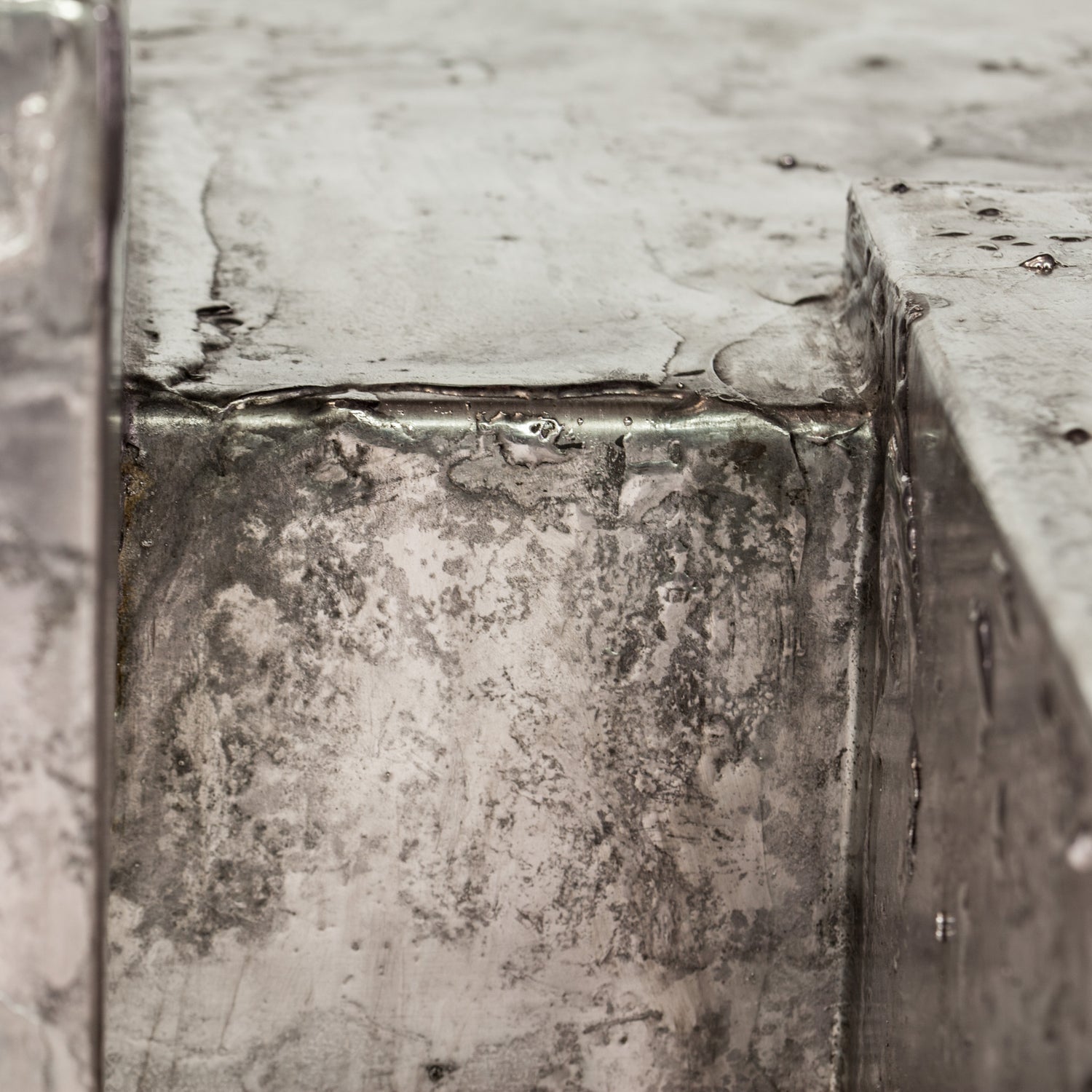 Pewter Landscape Coffee Table by Gentner