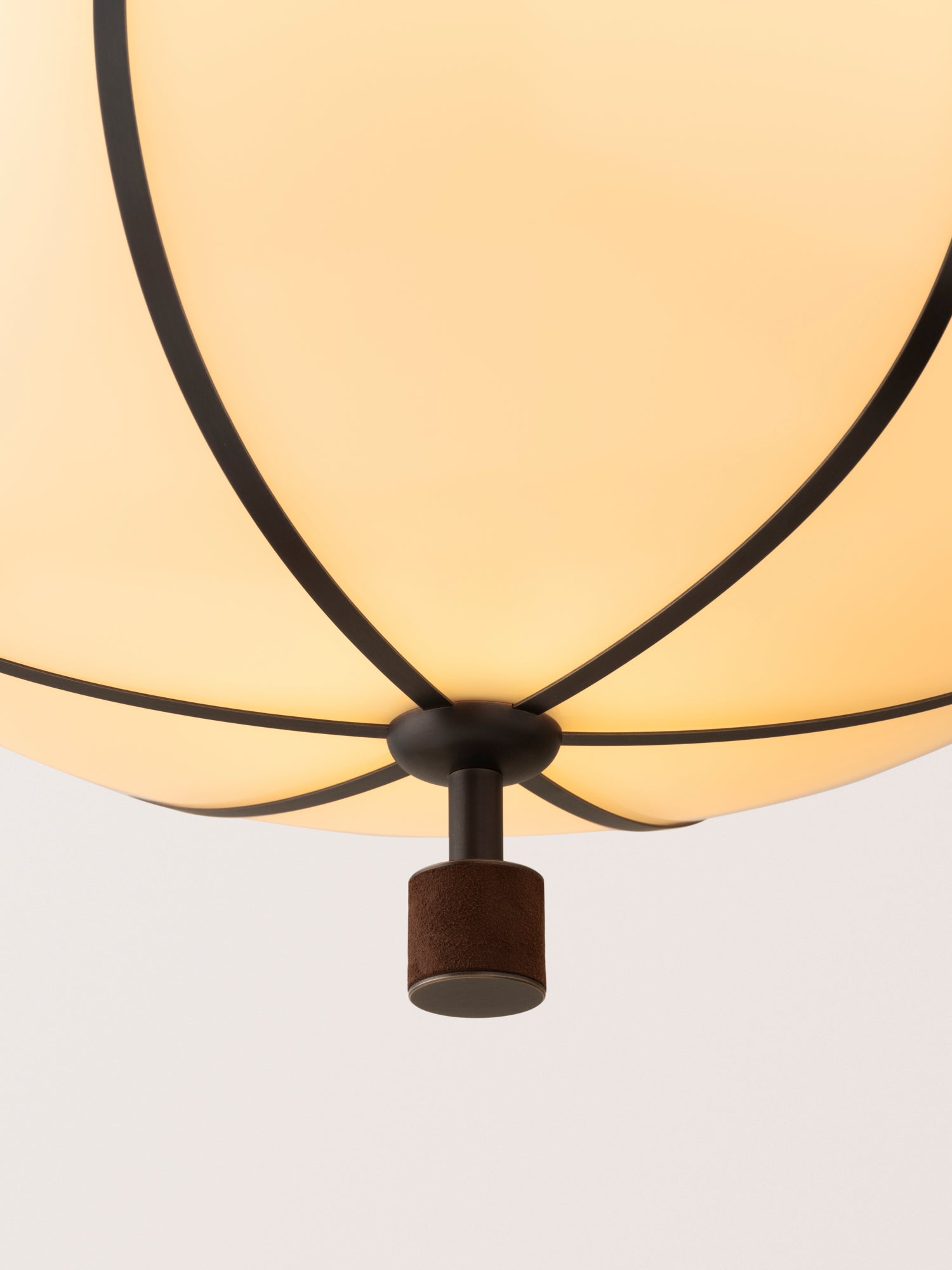Rib Flush Mount Large Ellipse