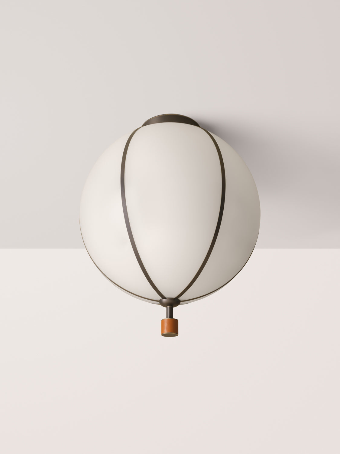 Rib Flush Mount Large Sphere
