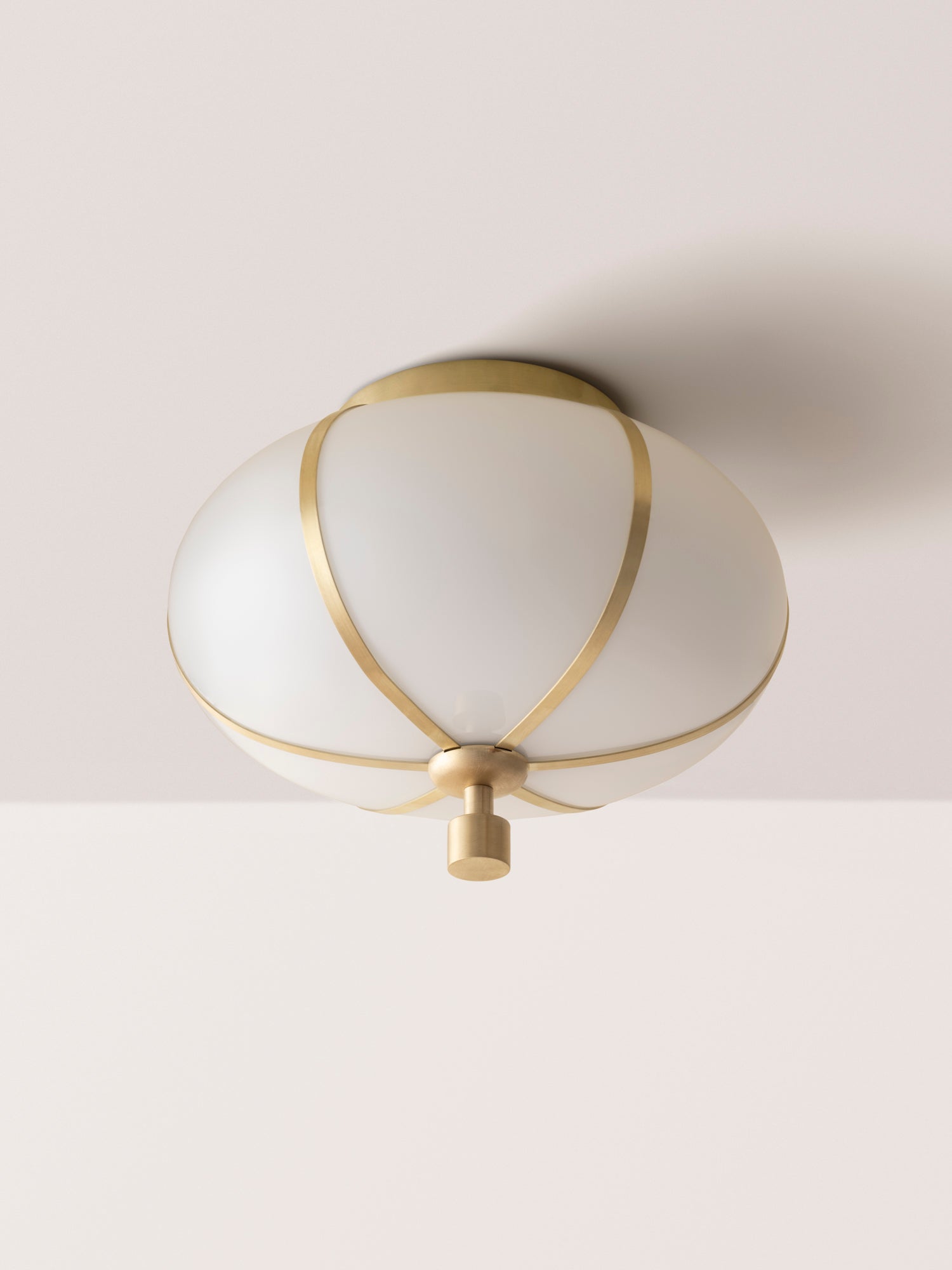 Rib Flush Mount Small Ellipse