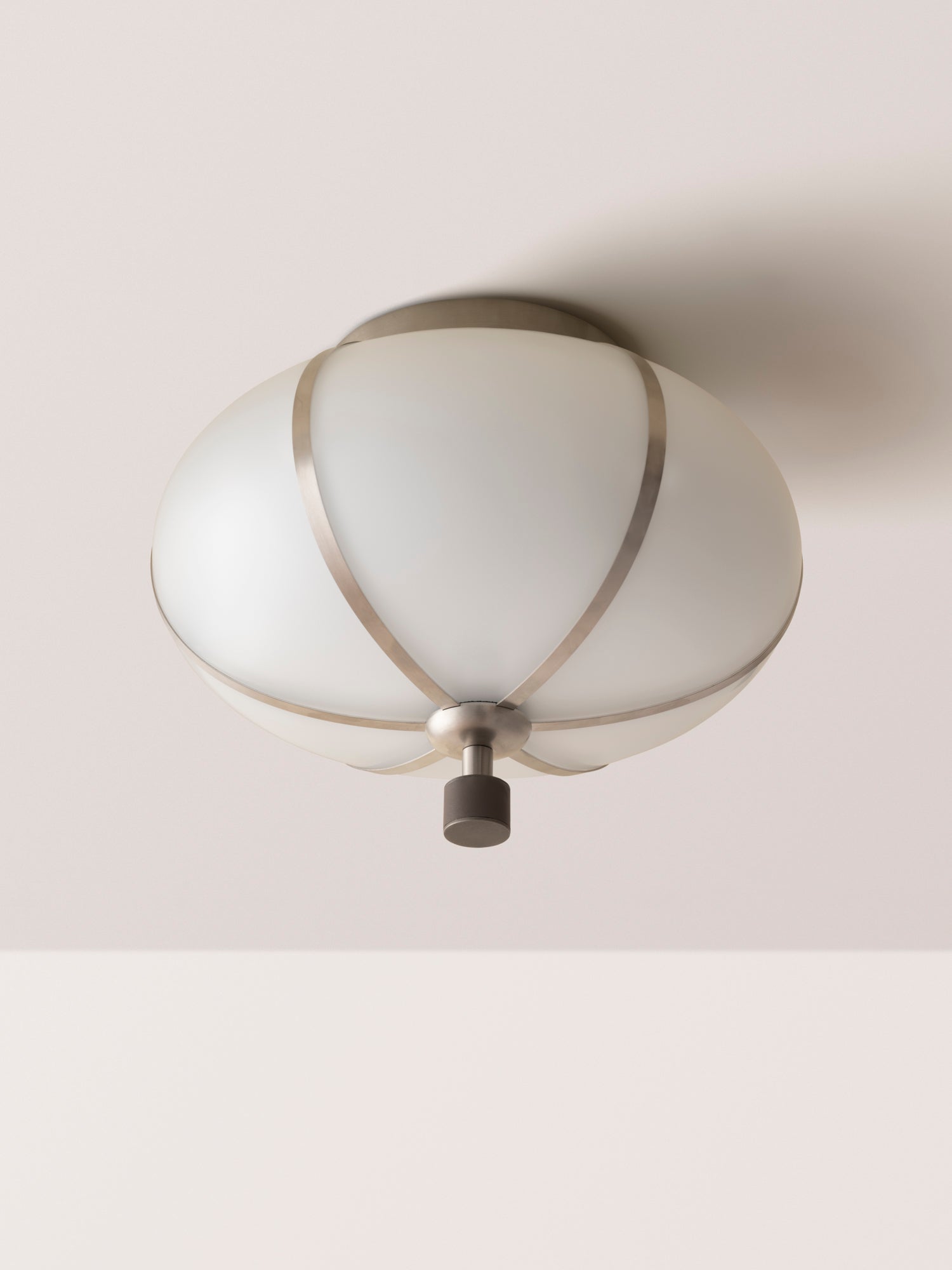 Rib Flush Mount Small Ellipse