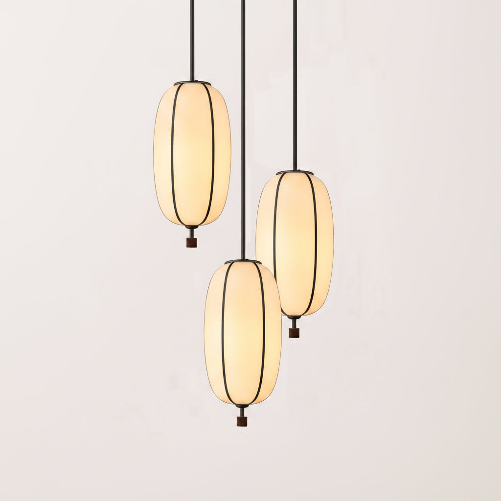 Rib Pendant Capsule 3 Cluster