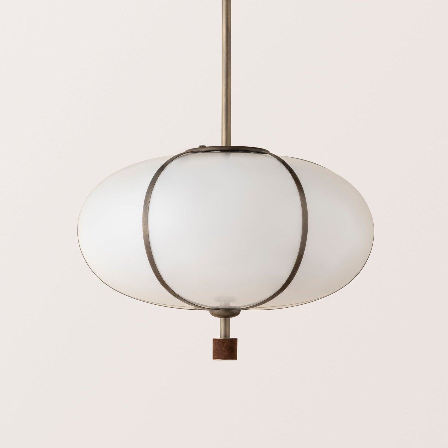 Rib Pendant Large Ellipse