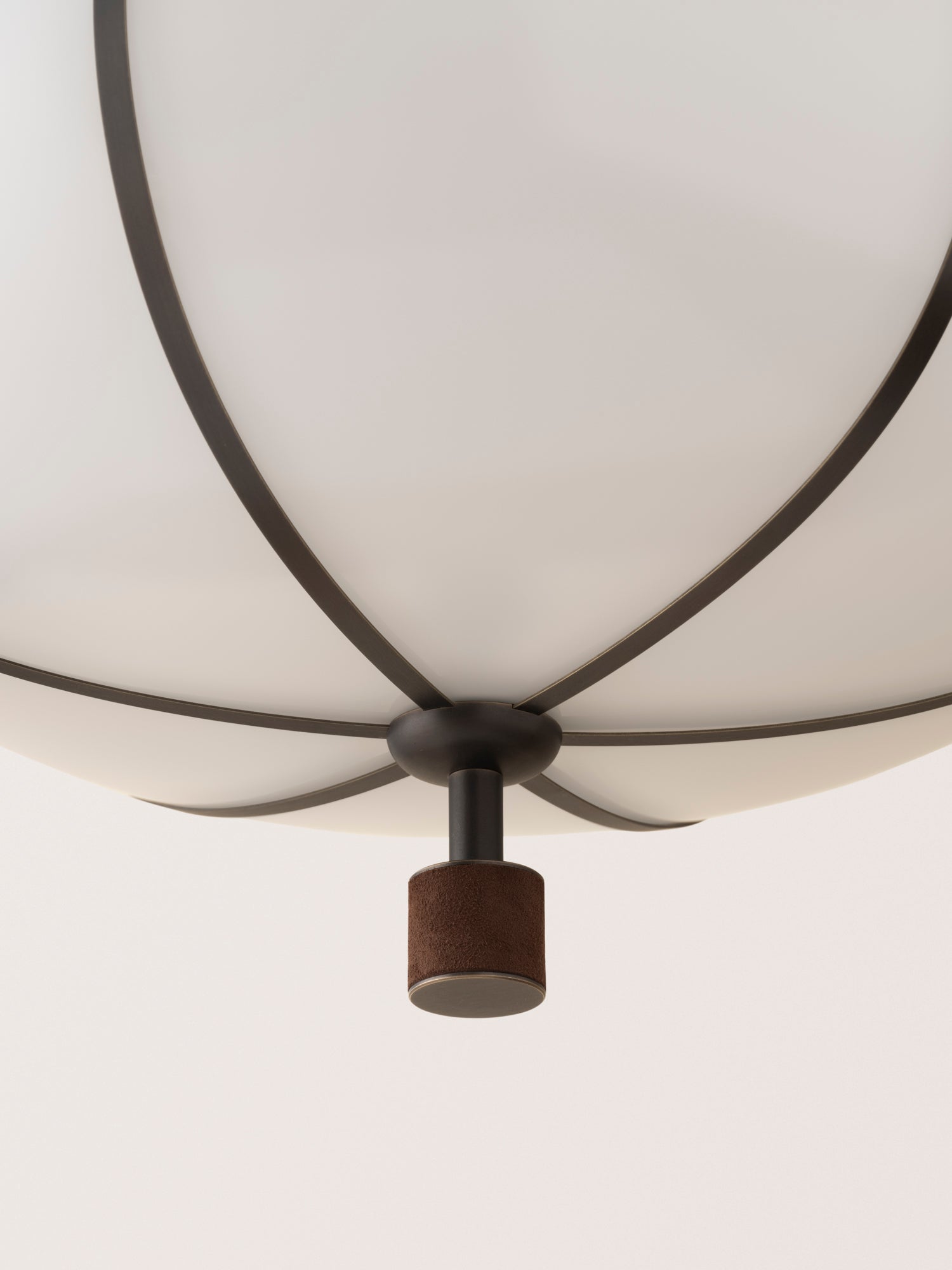 Rib Pendant Large Ellipse