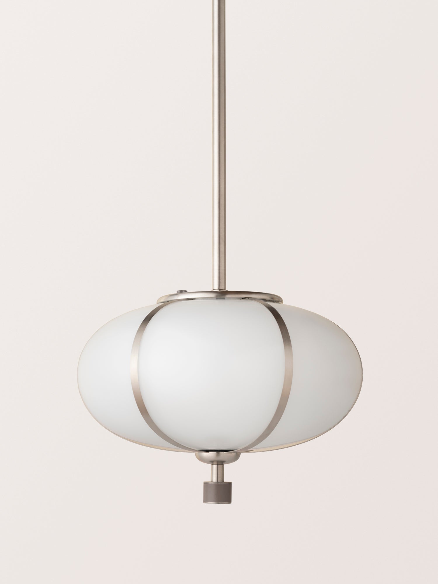 Rib Pendant Small Ellipse