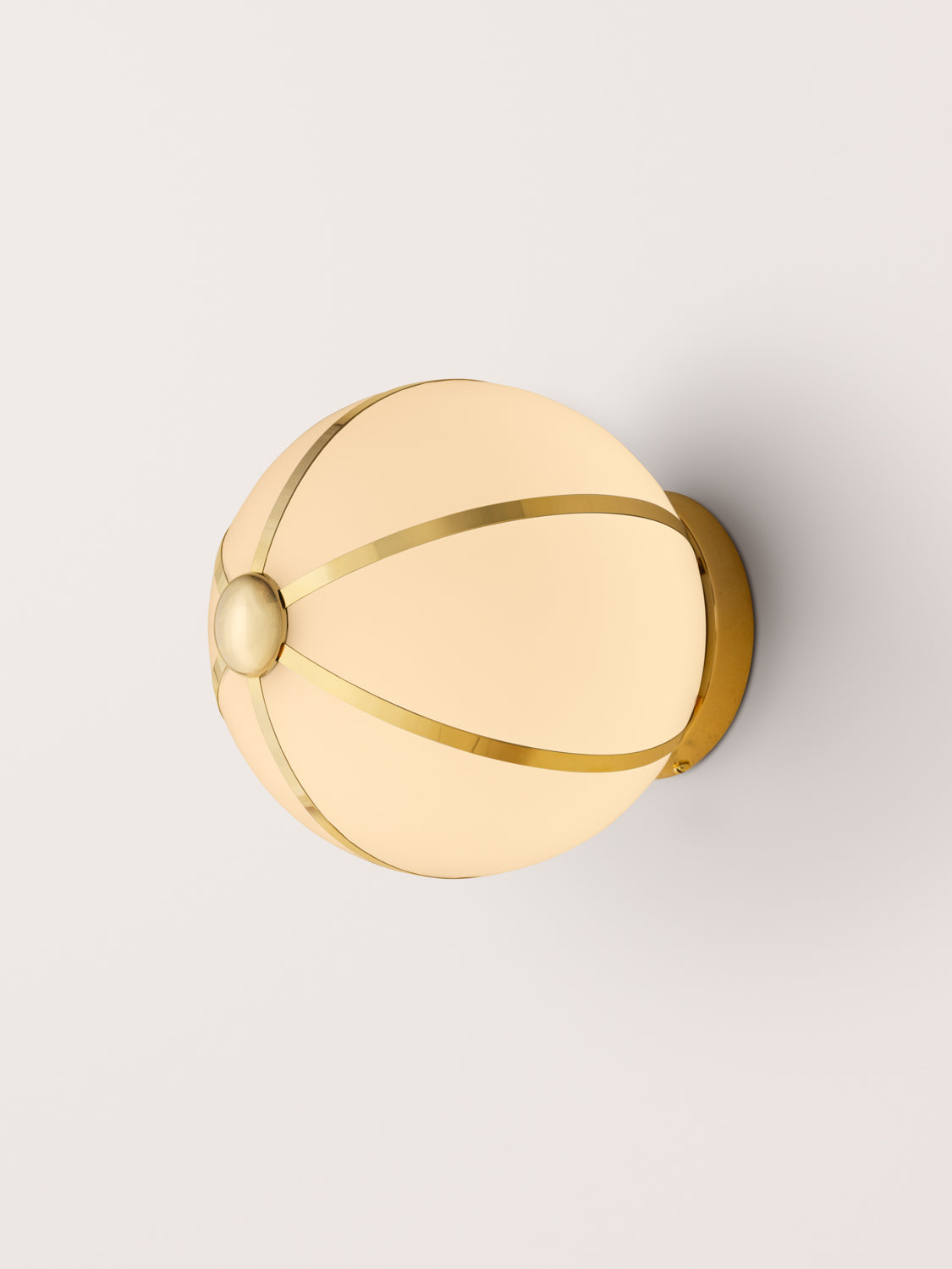 Rib Sconce Small Sphere