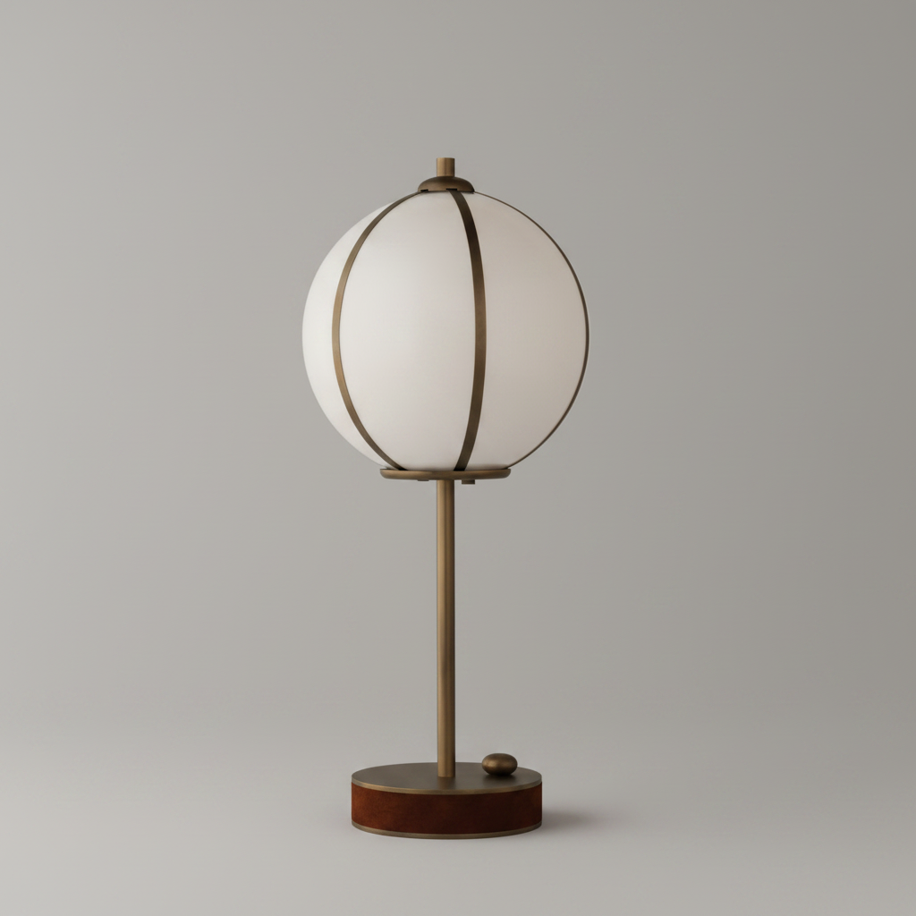 Rib Table Lamp Sphere