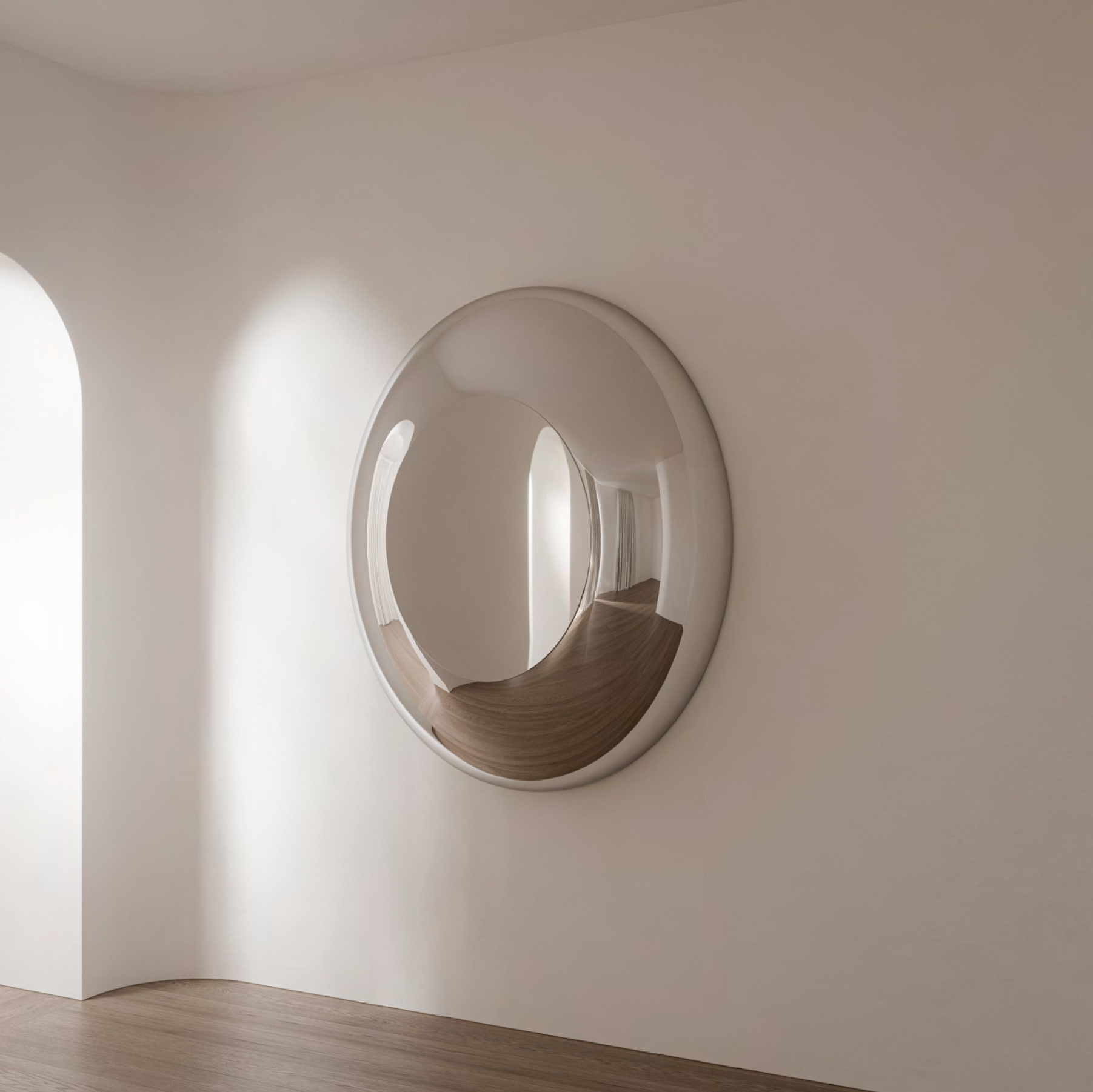 Aurora Mirror - Stainless Steel