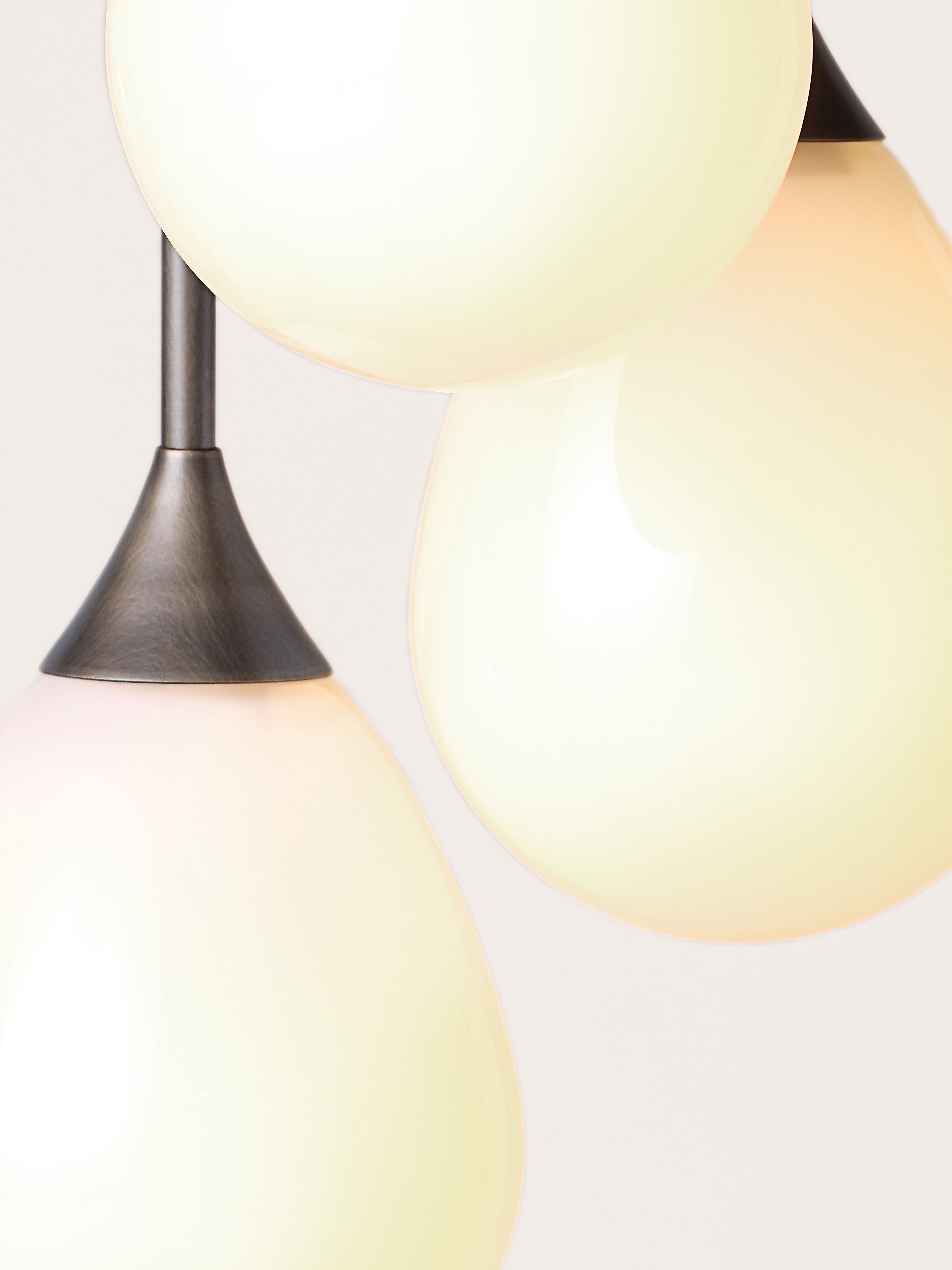 Teardrop Pendant 3 Cluster Small