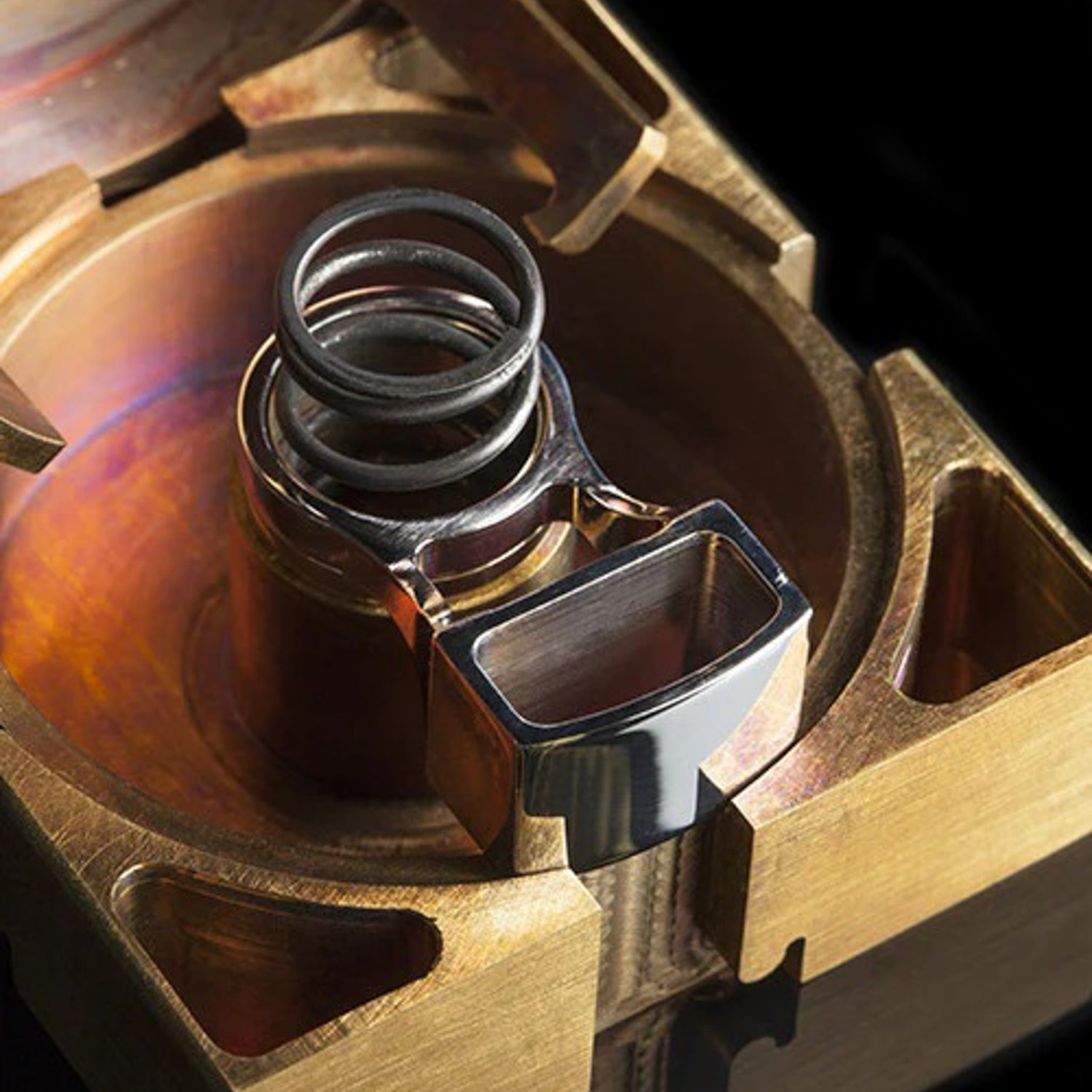 Square Bronze Box & Ring