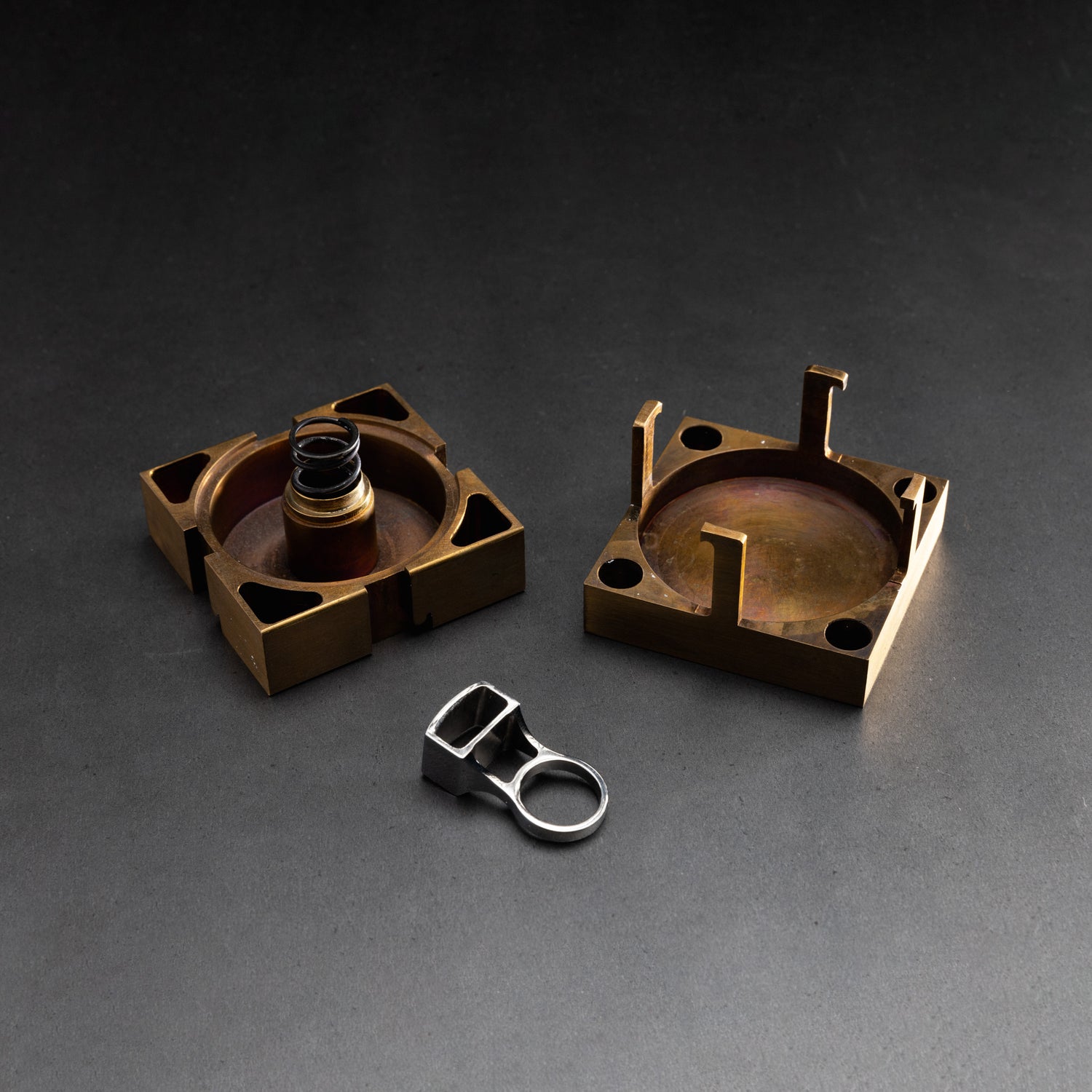 Square Bronze Box & Ring