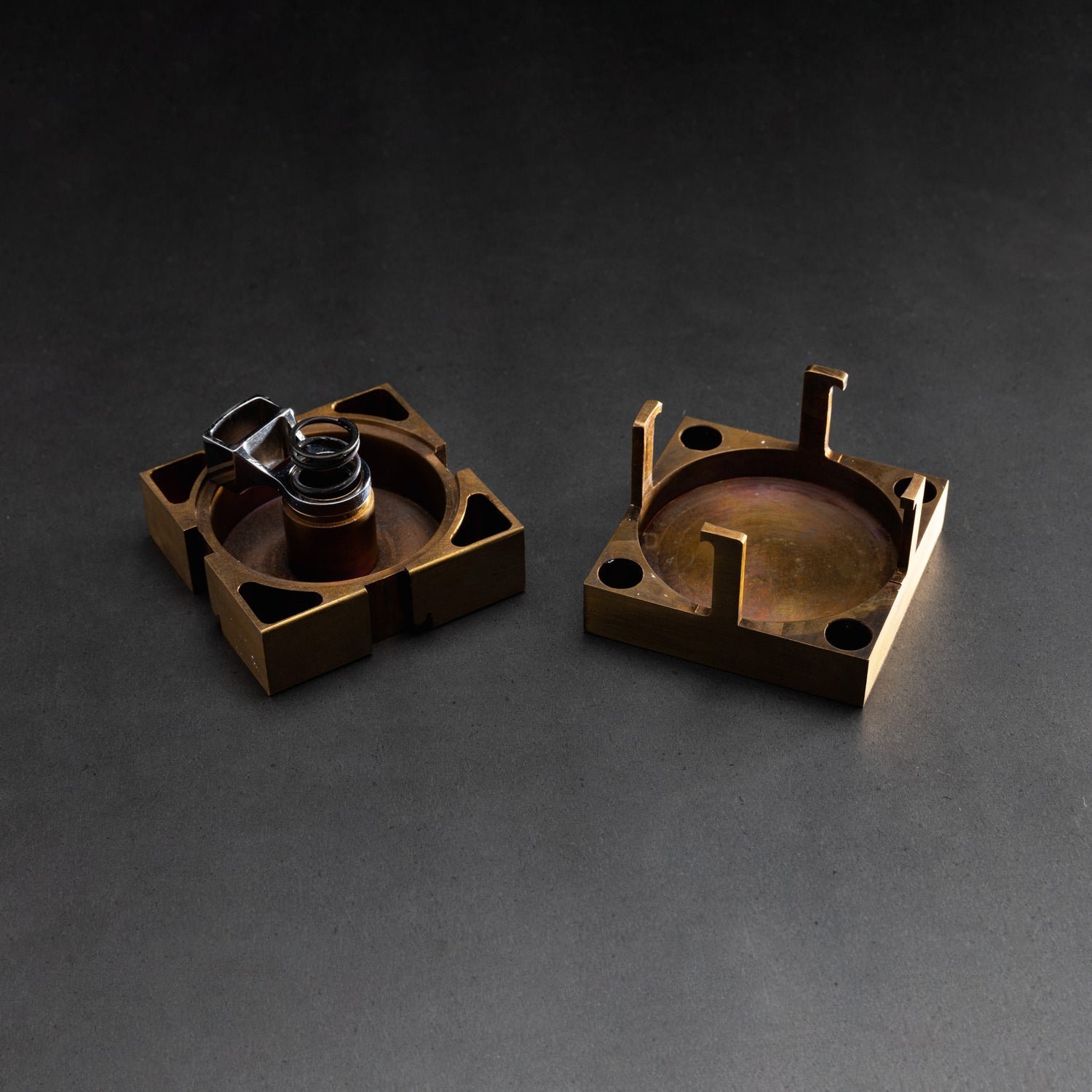 Square Bronze Box & Ring
