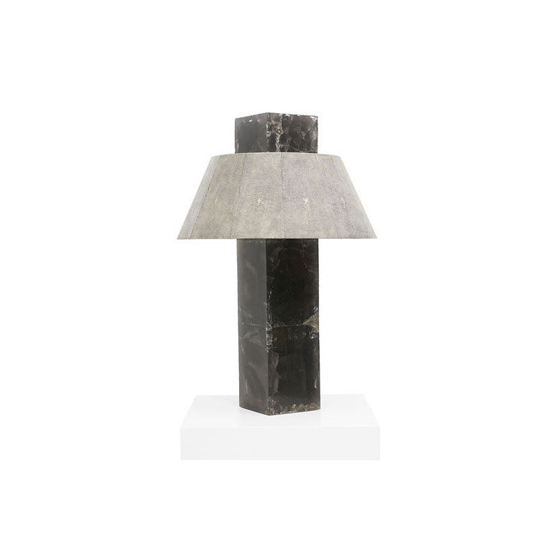 Shagreen On The Rock Round Lamp