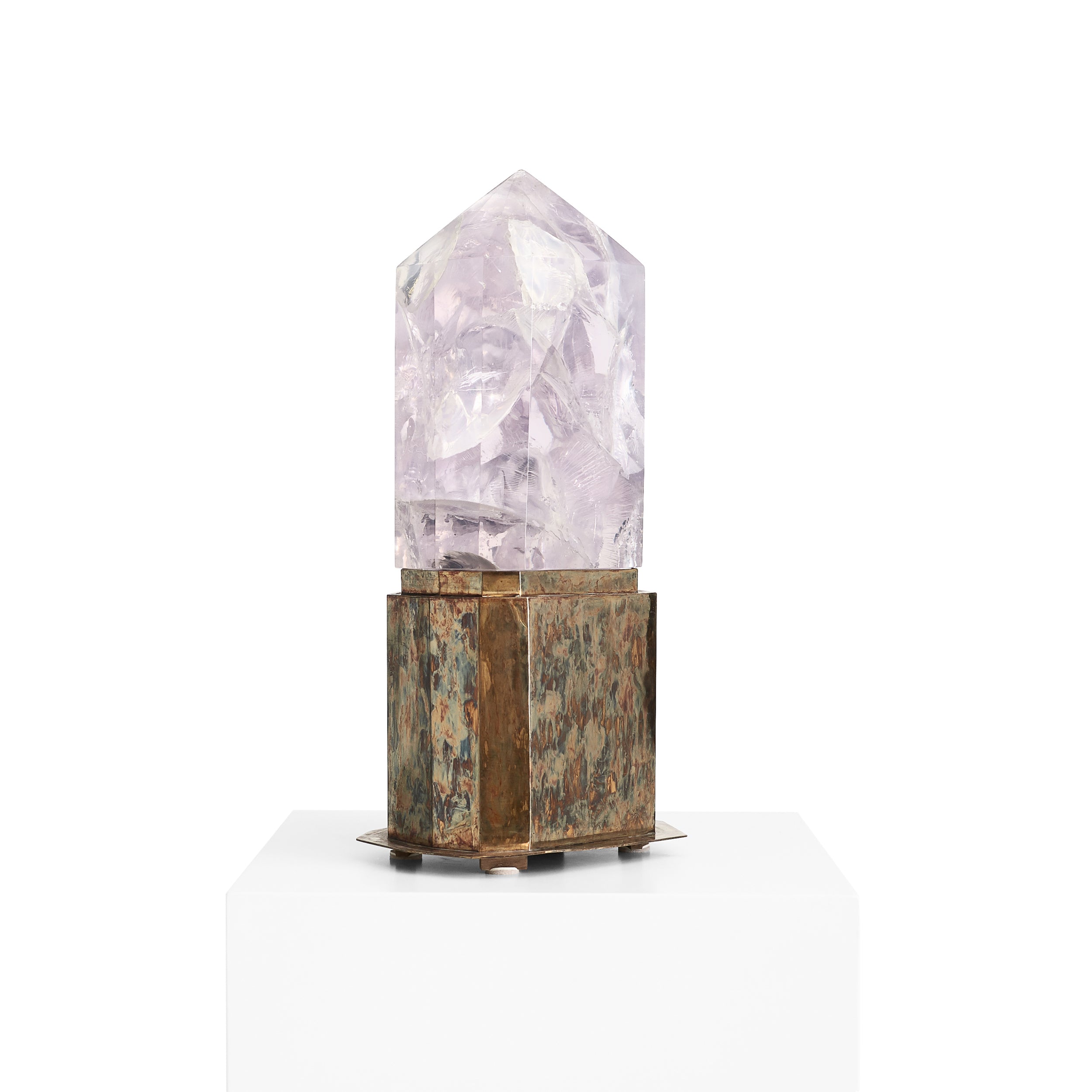 Mineral Obelisk Lamp