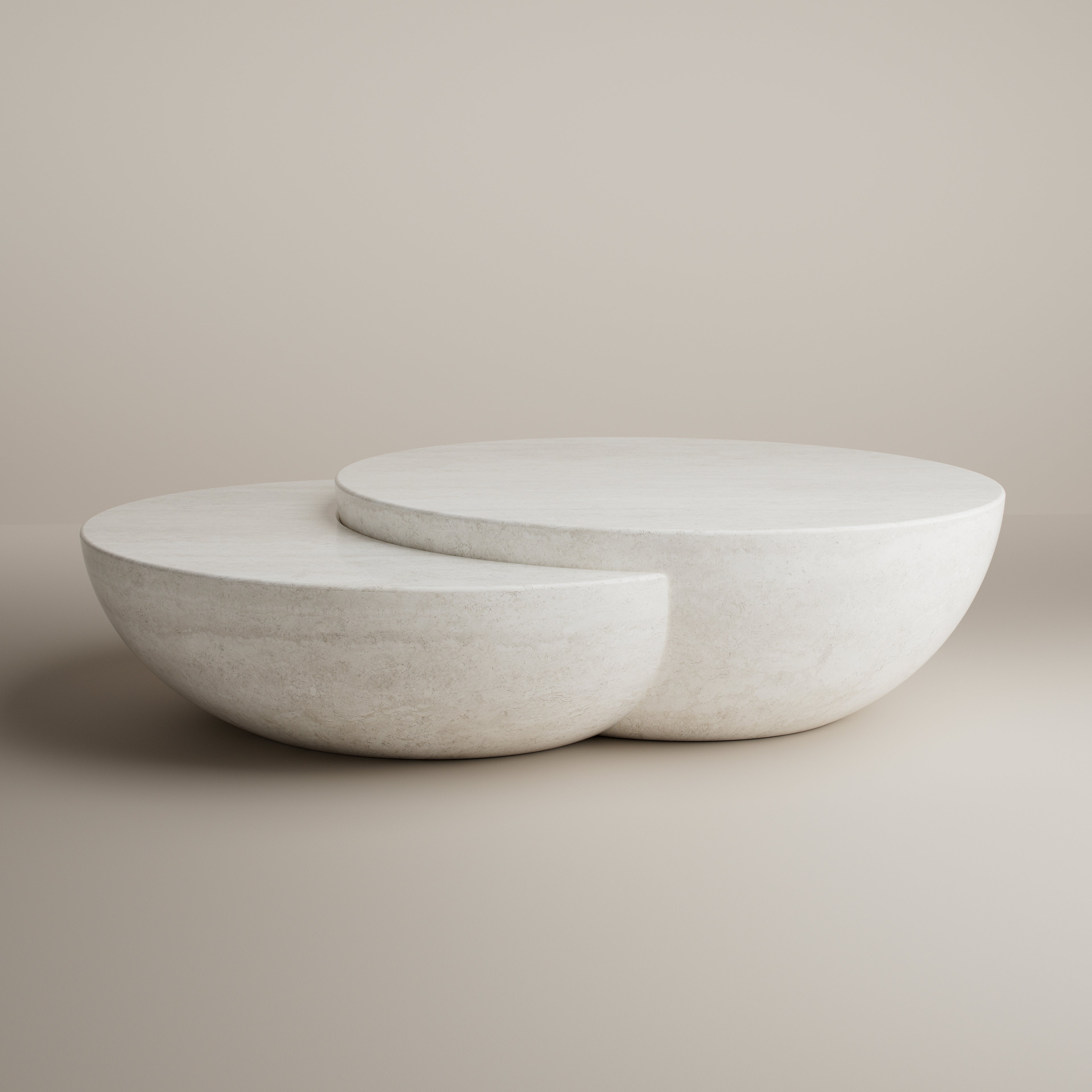 Tomoon Coffee Table - Travertine Osso