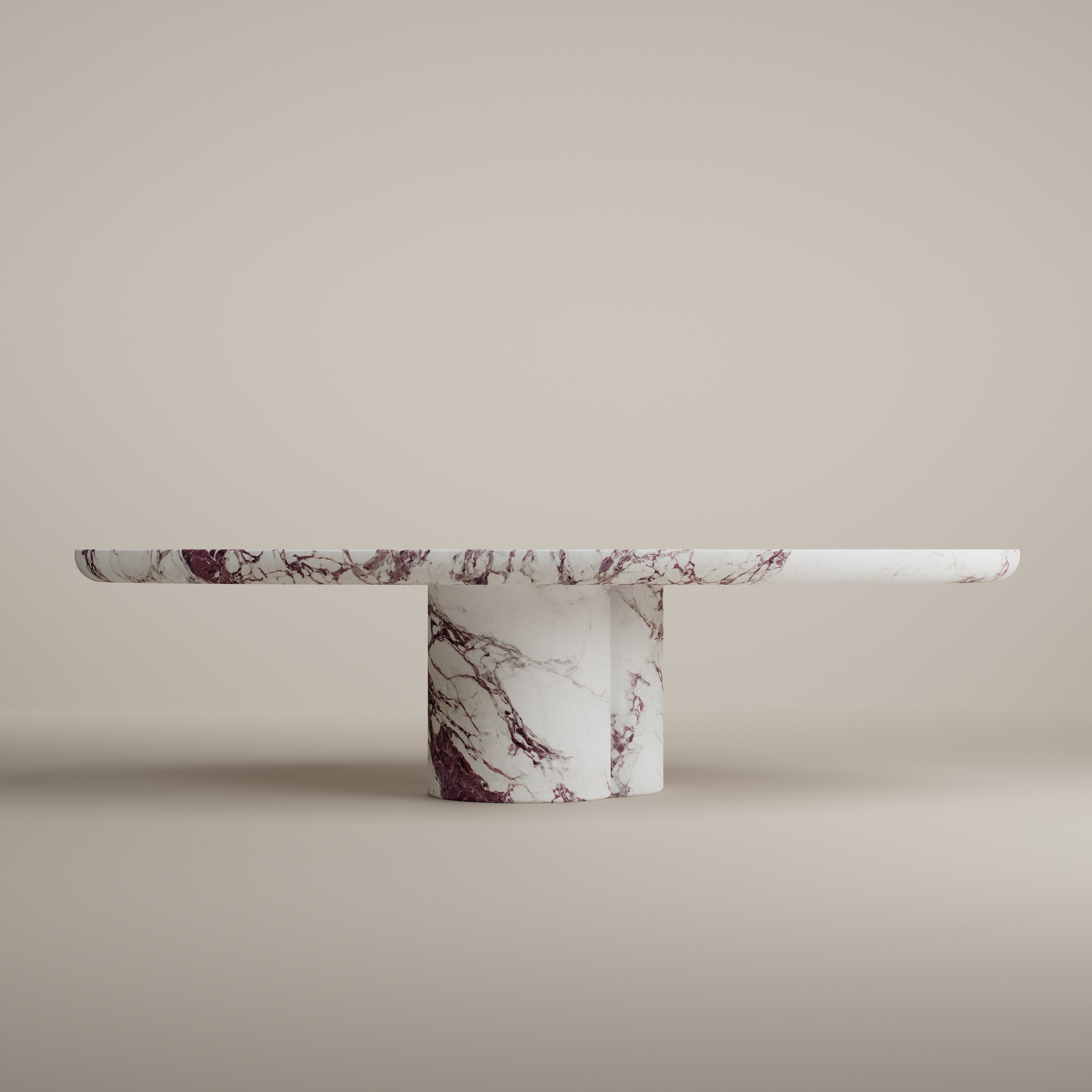 Tomoon Dining Table Oval - Breccia Capraia