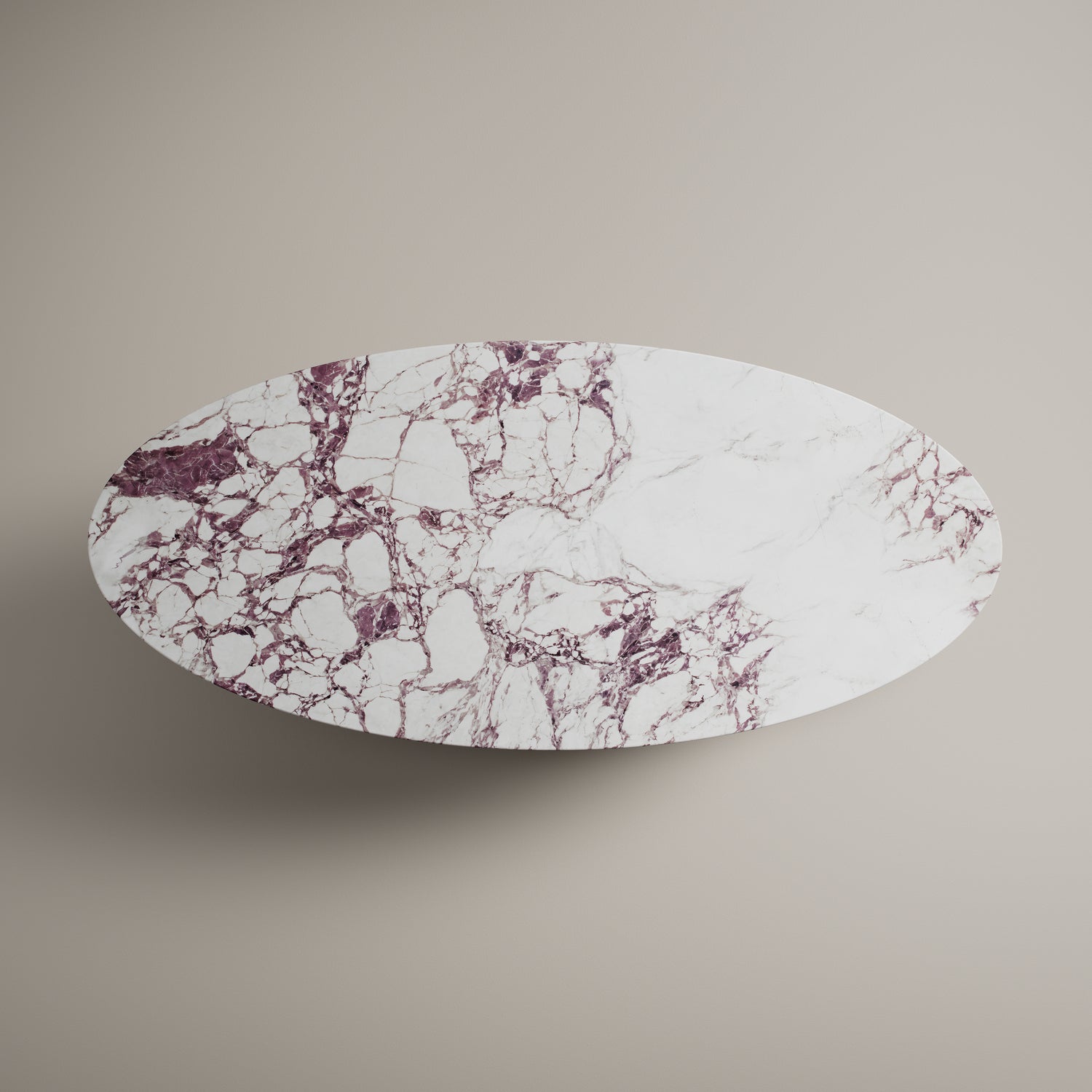 Tomoon Dining Table Oval - Breccia Capraia