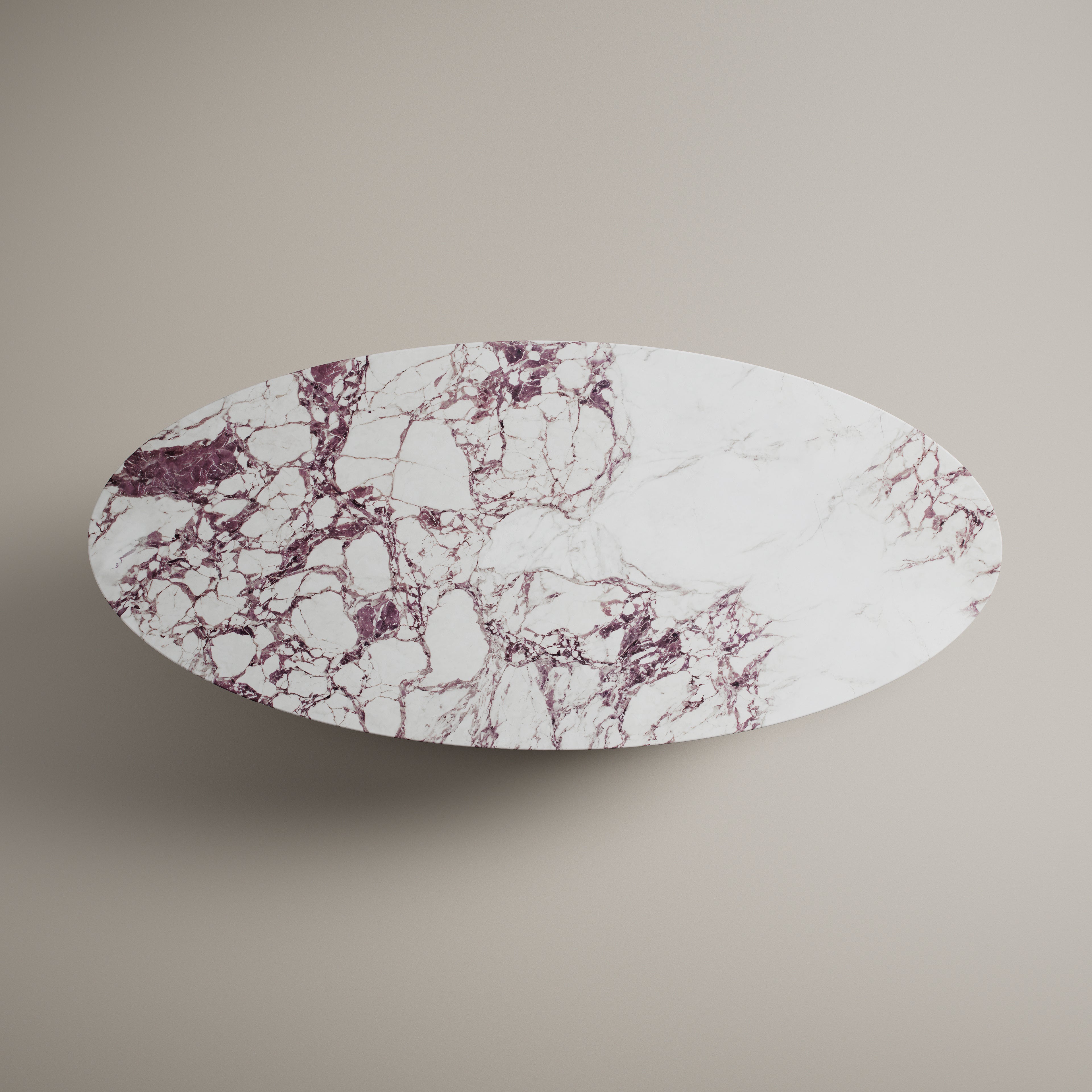 Tomoon Dining Table Oval - Breccia Capraia