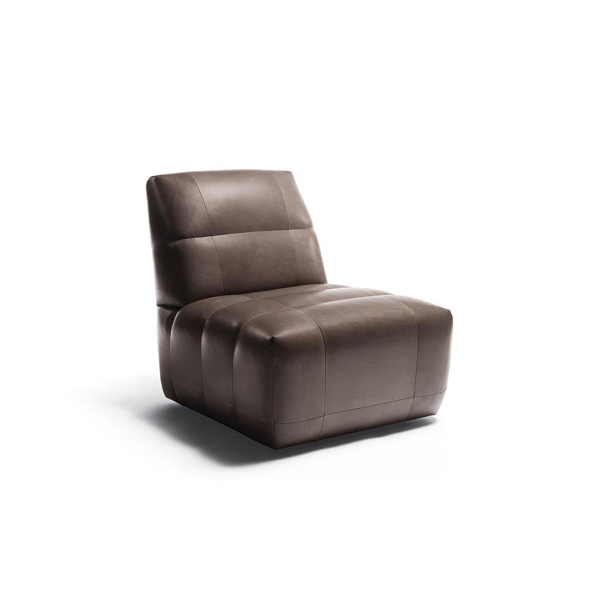 Egel Quilted Lounge Chair option for plain