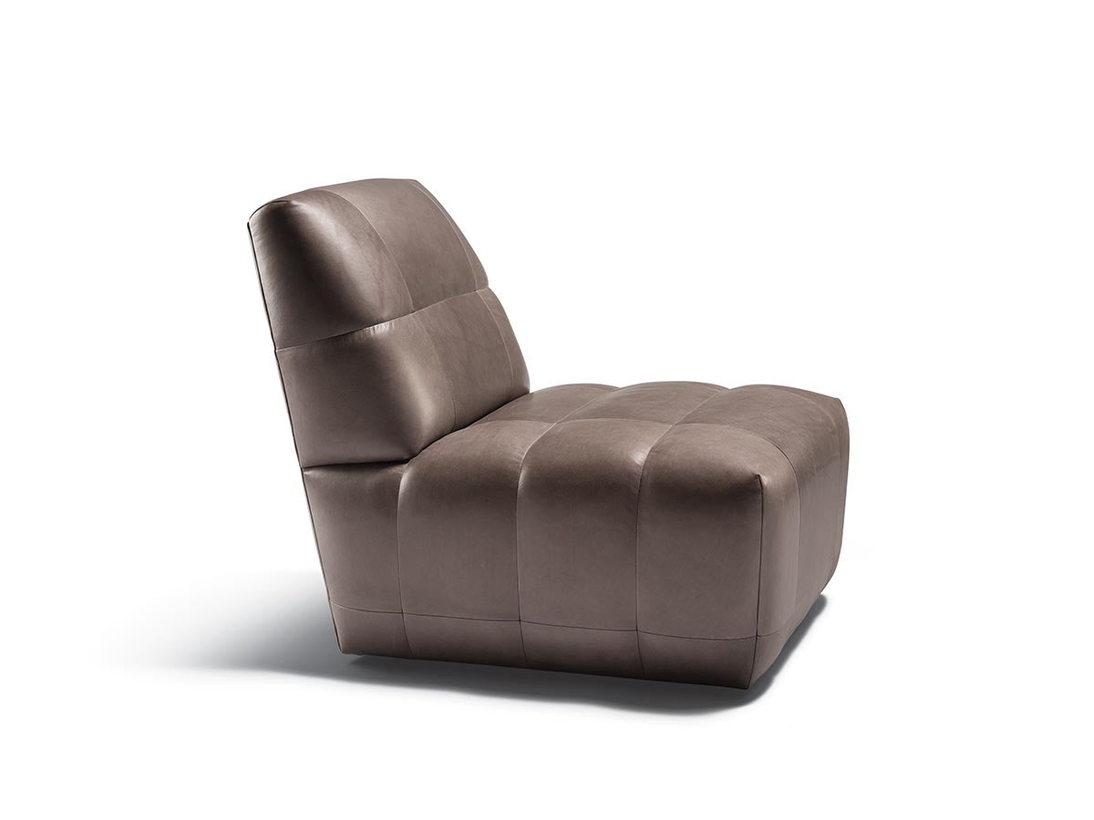 Egel Quilted Lounge Chair option for plain