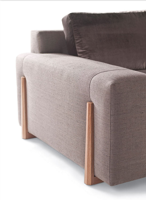Egan Sofa with Tapered Legs