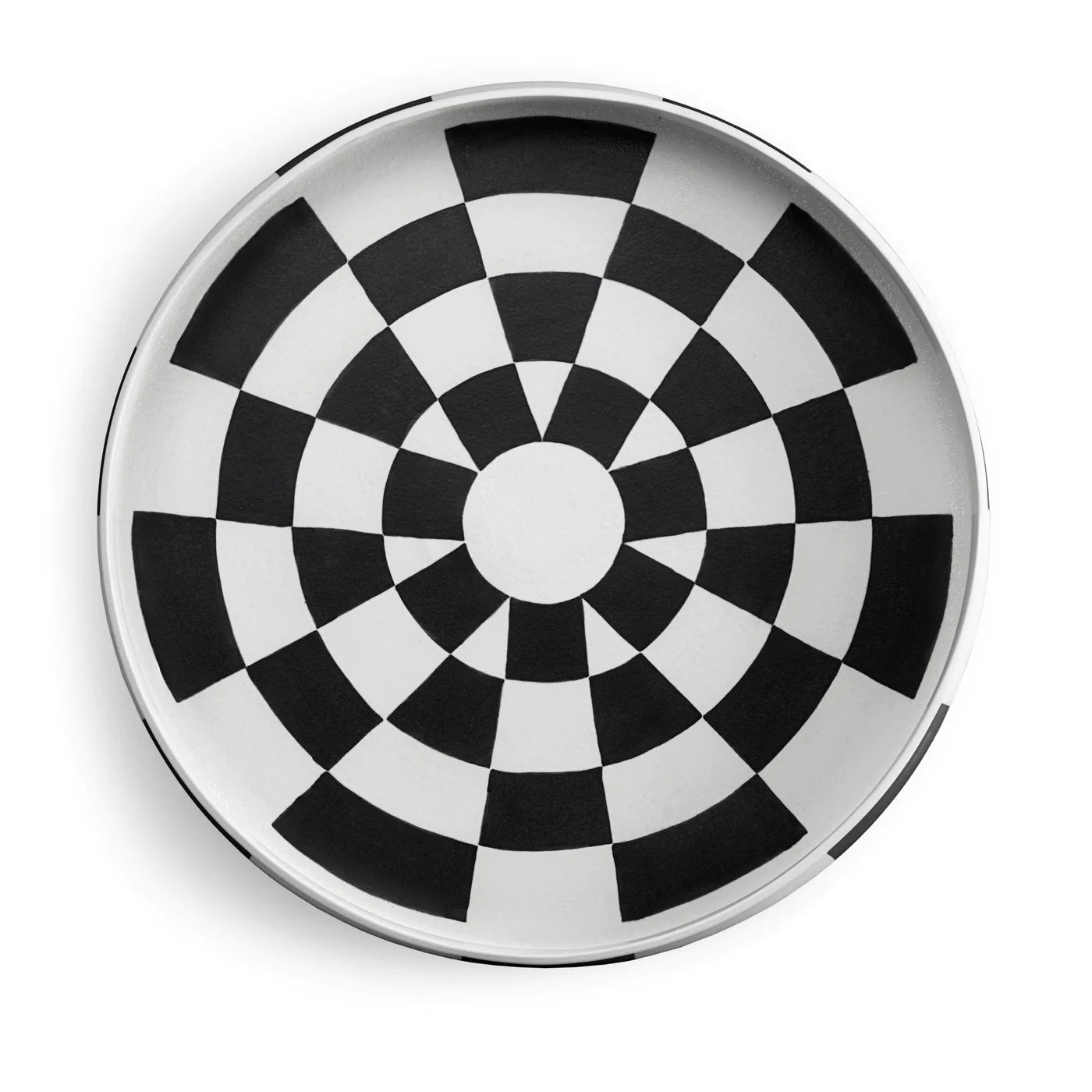 Damier Round Platter