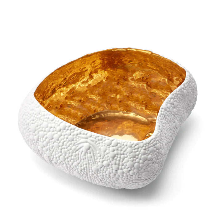 Haas Mojave Desert Bowl - Large - White & Gold