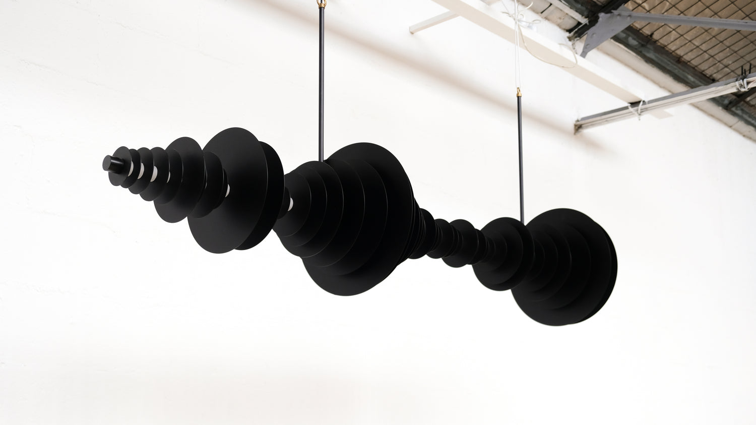 Gravity Ripples Metal Chandelier