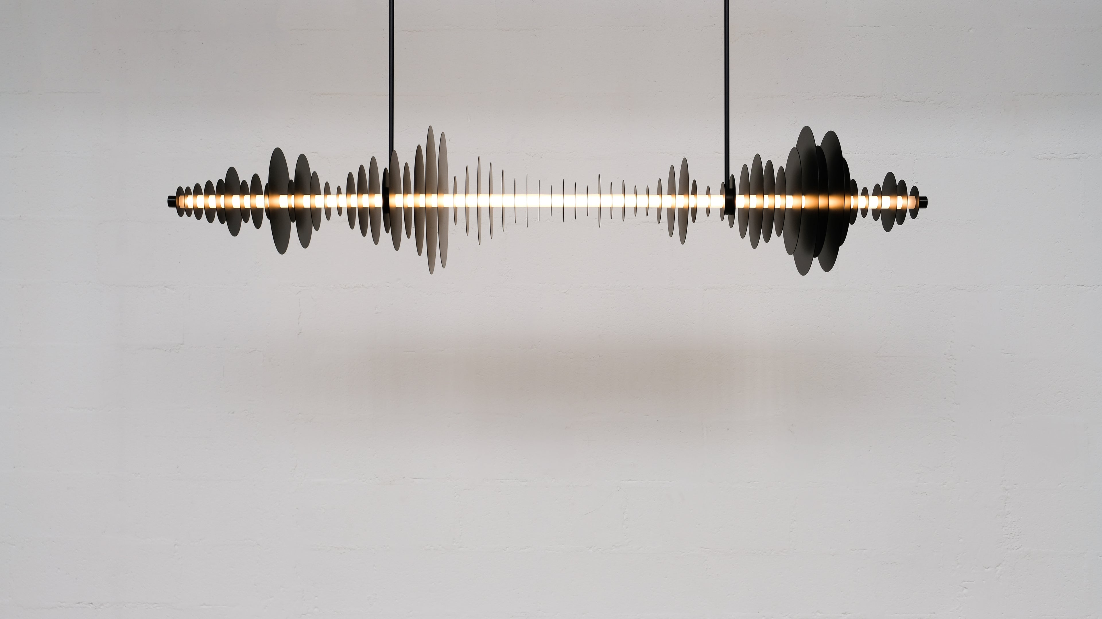 Gravity Ripples Metal Chandelier
