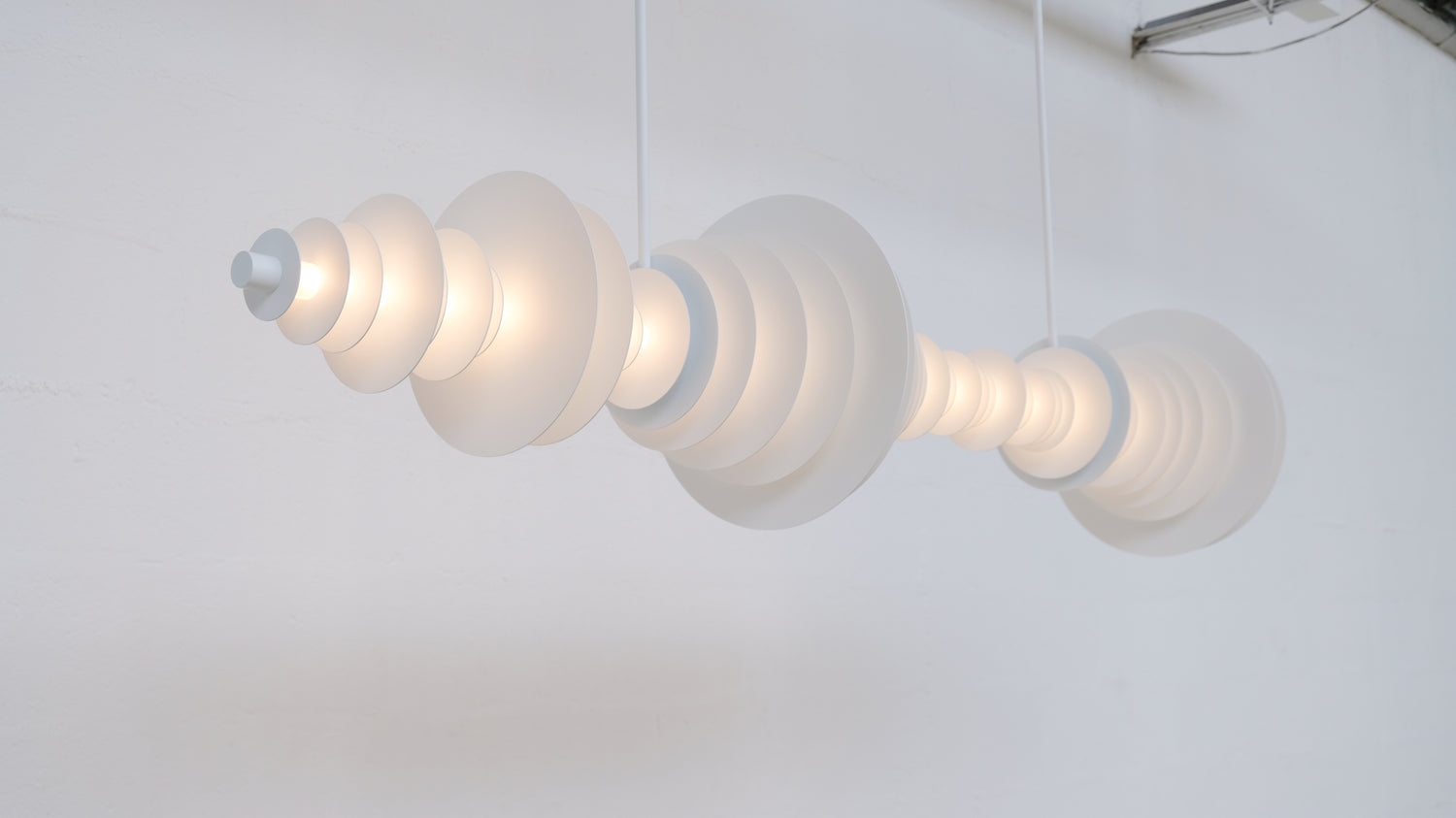 Gravity Ripples Metal Chandelier