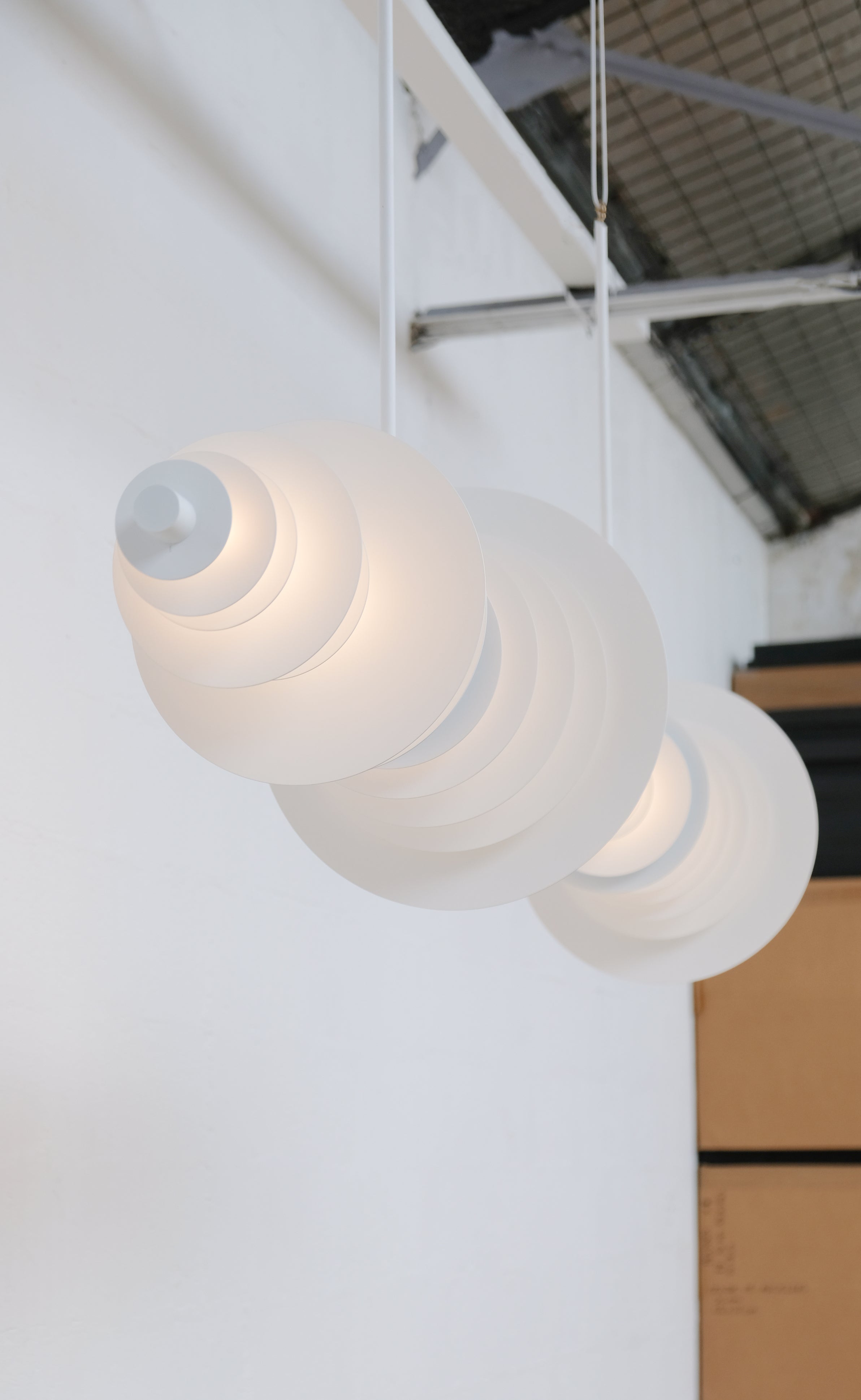 Gravity Ripples Metal Chandelier
