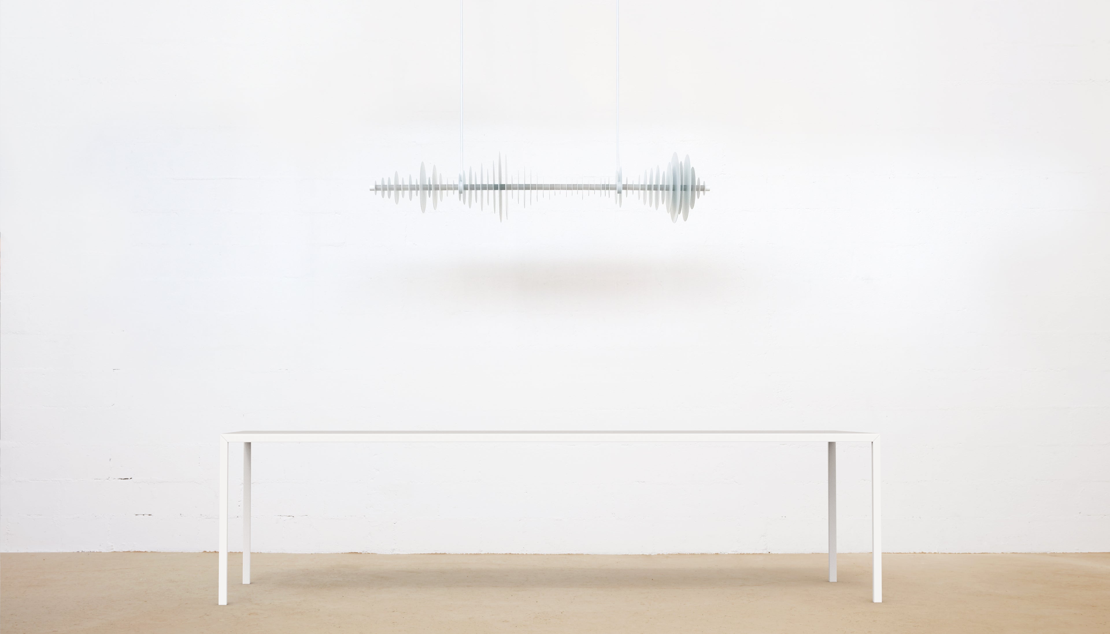 Gravity Ripples Metal Chandelier