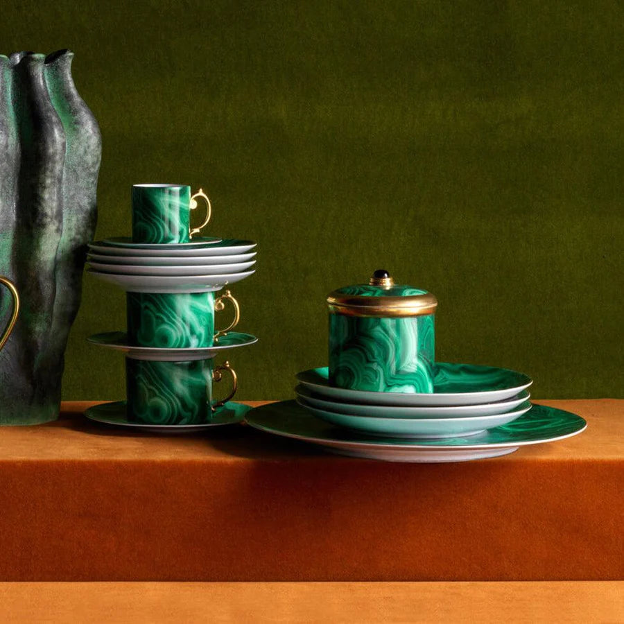 Malachite Dessert Plates