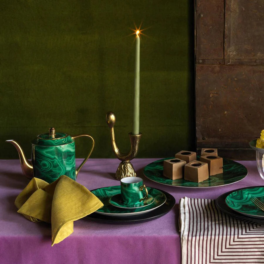 Malachite Dessert Plates