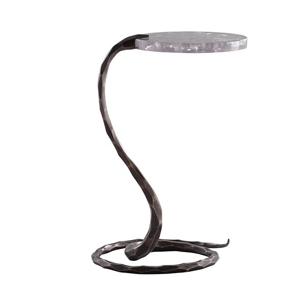 Serpent Side Table (Clear Amethyst ICR)