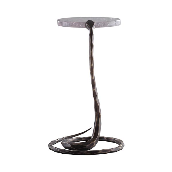 Serpent Side Table (Clear Amethyst ICR)