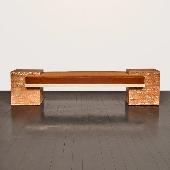 Coexist Bench Orange Travertine