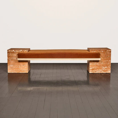 Coexist Bench Orange Travertine
