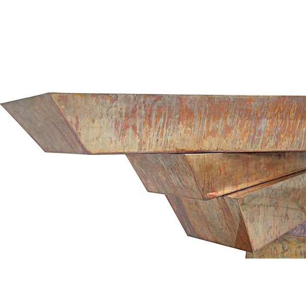 Plateau Console (Tortoise Brass &amp; Ice Resin)