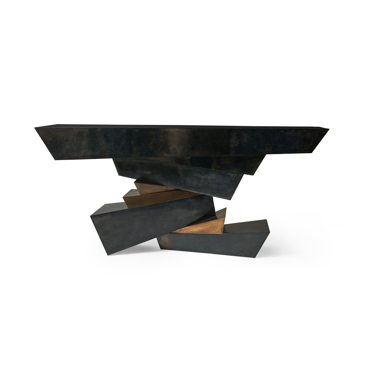 Plateau Console (Charcoal &amp; Bronze)