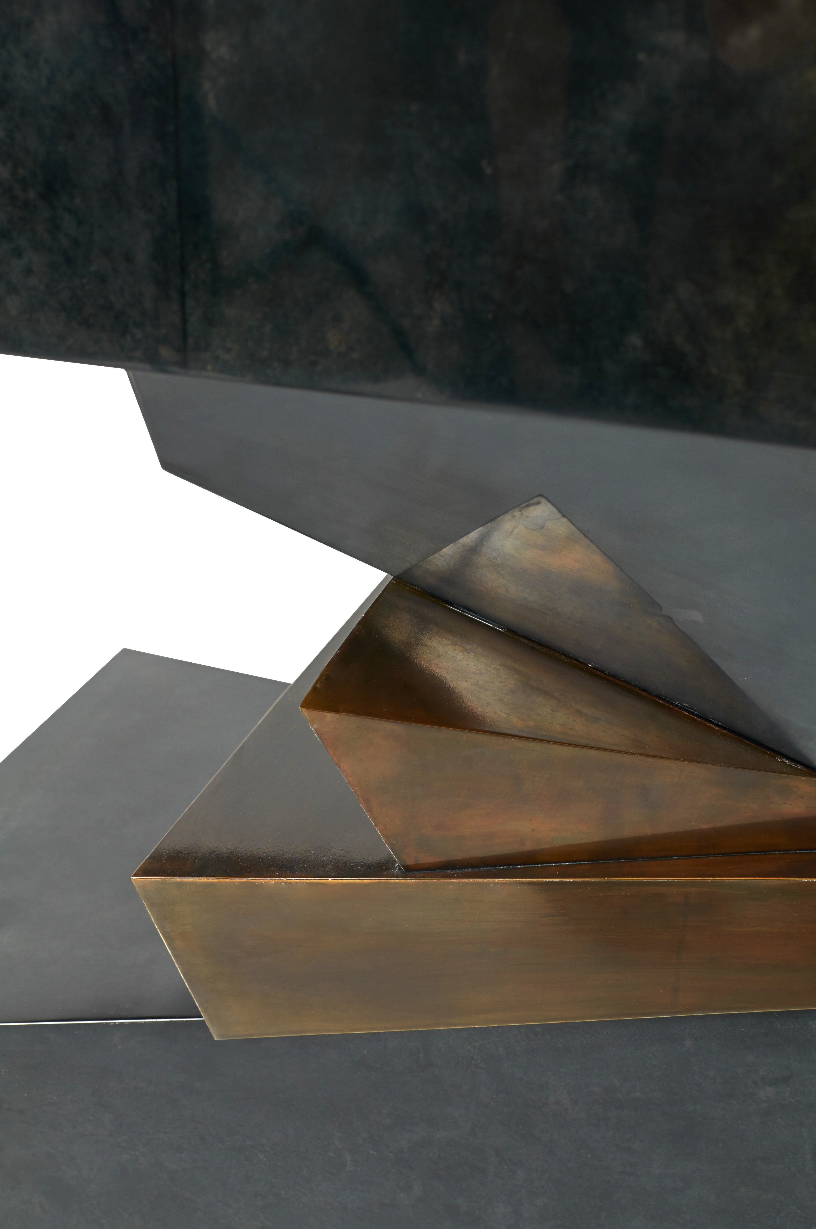 Plateau Console (Charcoal &amp; Bronze)