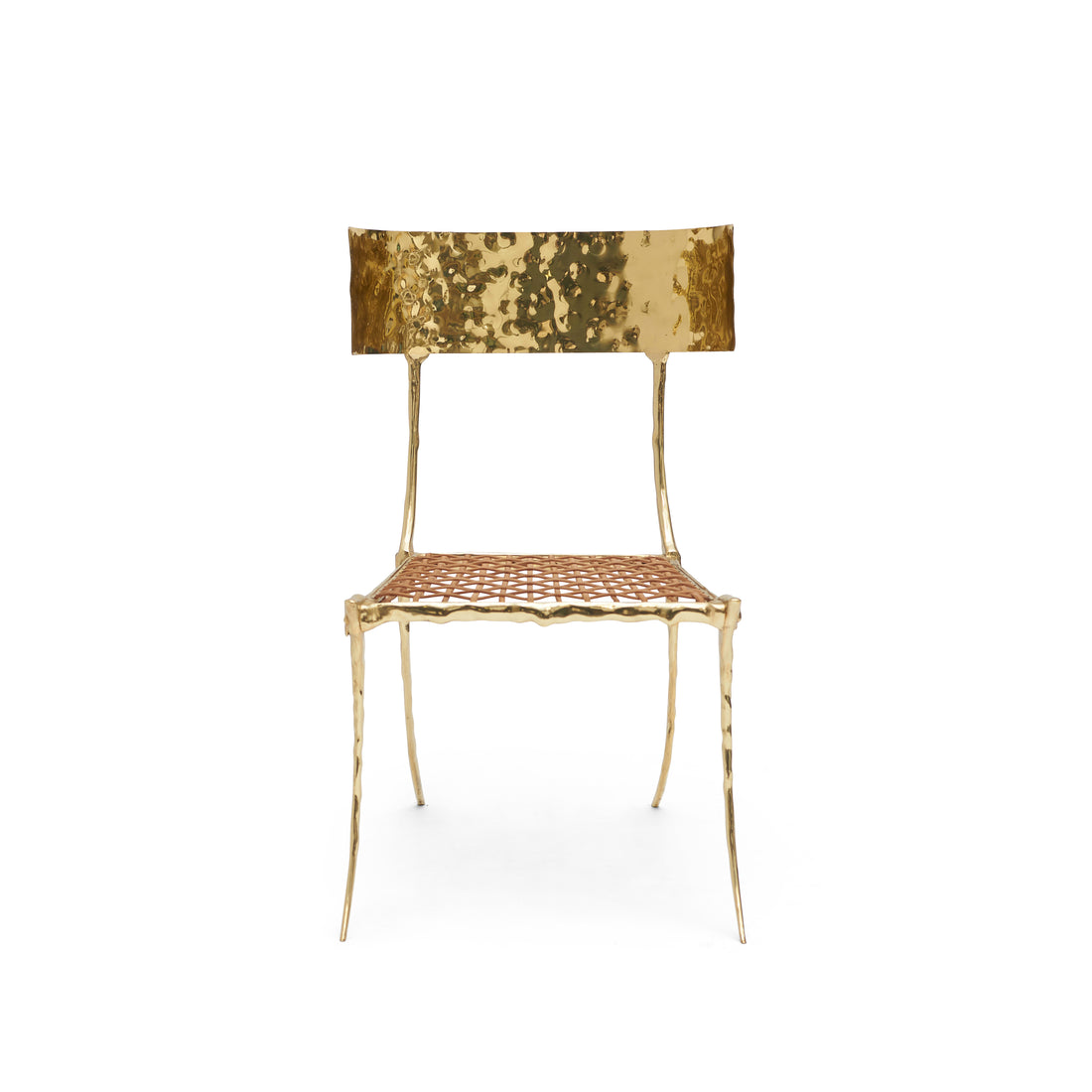 Brass Klismos Chair (Original)