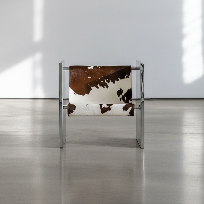 Adri Chair Polished Stainless Steel