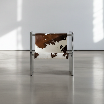 Adri Chair Polished Stainless Steel