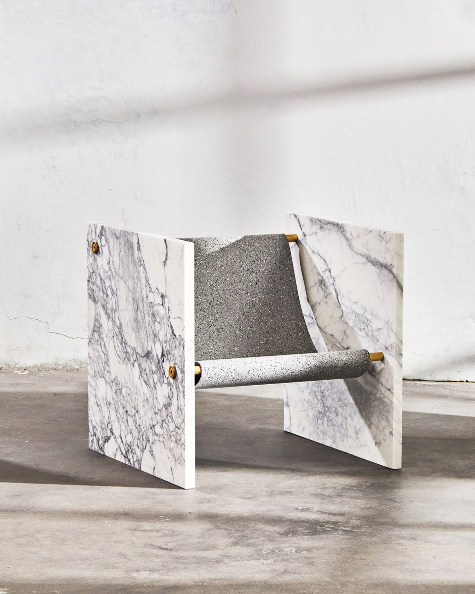 Adri Chair Statuary Marble