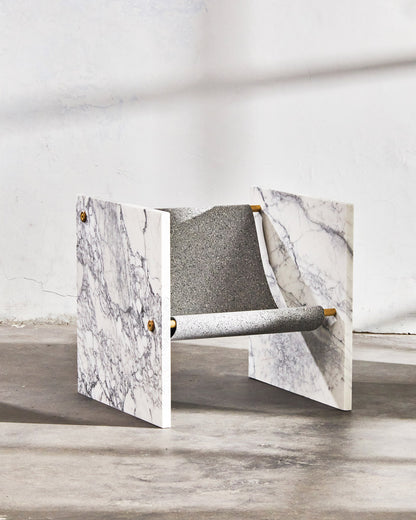 Adri Chair Statuary Marble